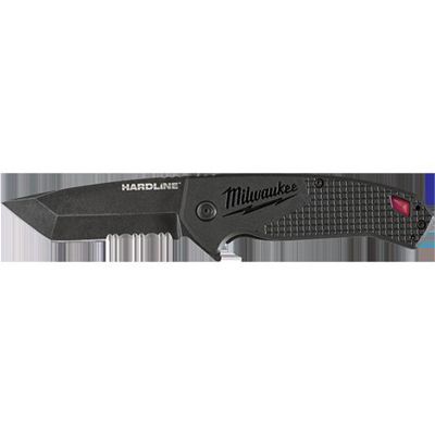 MLW48-22-1998 image(0) - Milwaukee Tool 3” HARDLINE Serrated Blade Pocket Knife