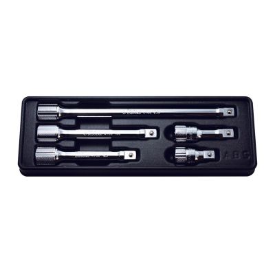 KKNPK4760-5 image(0) - Ko-ken USA 1/2 Sq. Dr. Extension Bar set 50-250mm ABS Tray 5 pieces