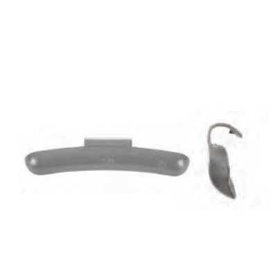 PWWLH075Z image(0) - Wegmann Automotive 0.75 oz Zinc Coated Clip-on LHZ Purple Series Wheel Weight (Box of 25)