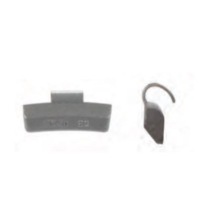 PWWIAW045Z image(0) - Wegmann Automotive 45 g Zinc Coated Clip-on IAWZ Blue Series Wheel Weight (Box of 25)
