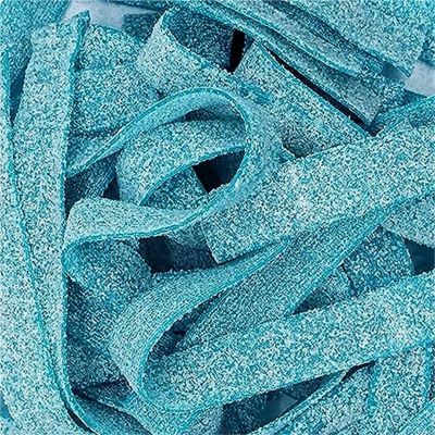 THS784300-190714 image(0) - Tender Heifer Snack Co. Gummy Licorice Belts Sour Blue Raspberry Candy - 10 oz