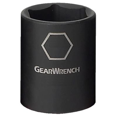 KDT84529N image(0) - GearWrench 1/2 Inch Drive 6 Point Standard Impact Metric Socket 17mm