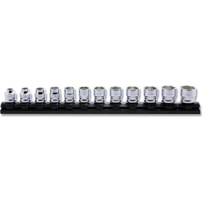 KKNRS3400MZ-12 image(0) - Ko-ken USA 3/8 Sq. Dr. Socket set 7-19mm 6 point 300mm Z-series 12 pieces
