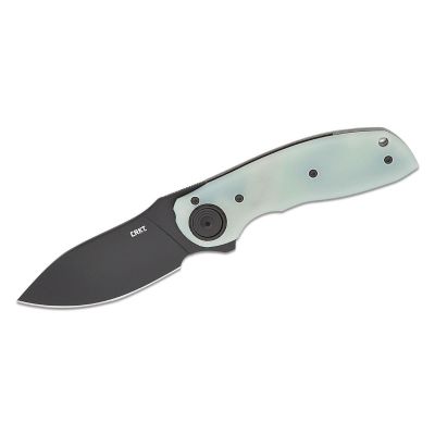 CRK5420 image(0) - CRKT (Columbia River Knife) Bot Deadbolt Assisted Opening EDC Pocket Knife with Black Blade - Green