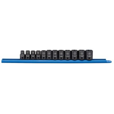 KDT84911N image(0) - GearWrench 12 Piece 3/8 Inch Drive 6 Point Standard Impact Metric Socket Set