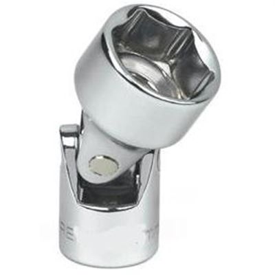 KDT80340 image(0) - GearWrench 3/8 Inch Drive 6 Point Metric Flex Socket 17mm