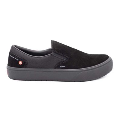 FSIAW7060-10D image(0) - Airwalk AIRWALK - VENICE SD10 - Women's Suede Slip On - CT|SD|SF|SR - Black / Black - Size: 10 - D - (Regular)
