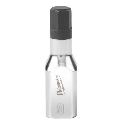 MLW45-34-1055 image(0) - Milwaukee Tool 3/8" Drive 9mm Hex Bit Socket