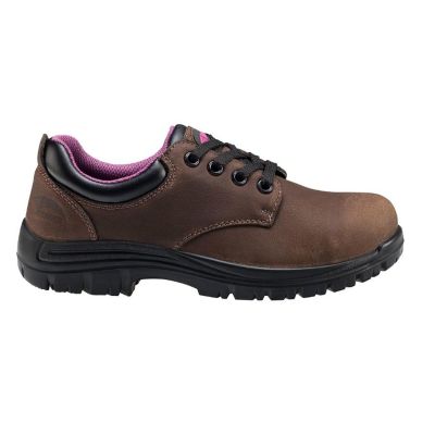 FSIA7164-11M image(0) - Avenger Foreman Oxford Series - Women's Mid Top Boots - Composite Toe - IC|EH|SR - Brown/Black - Size: 11M