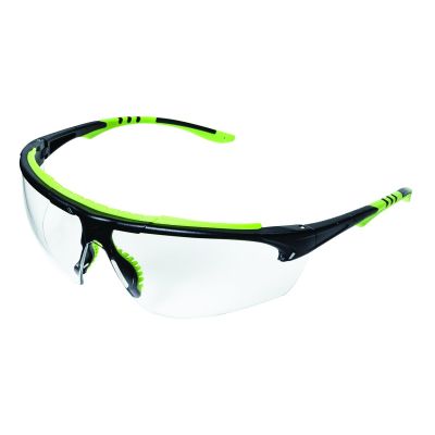 SRWS72000 image(0) - Sellstrom Sellstrom - Safety Glasses - XP410 Series - Clear Lens - Black/Green Frame - AF/HC