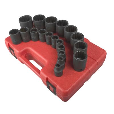 SUN2819 image(0) - SUNEX 19-Piece 1/2 in. Drive 12-Point Fract