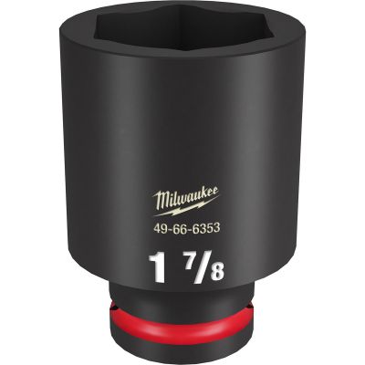 MLW49-66-6353 image(0) - Milwaukee Tool SHOCKWAVE Impact Duty 3/4"Drive 1-7/8" Deep 6 Point Socket