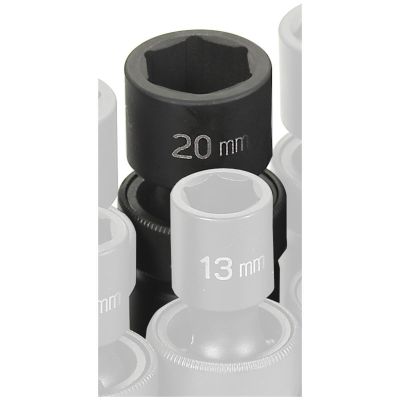 GRE2020UM image(1) - Grey Pneumatic SOC 20MM 1/2D IMP UNIV 6PT