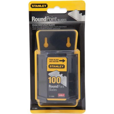 IRW11-988 image(0) - Stanley Round-Point Utility Blade (100 Pk)