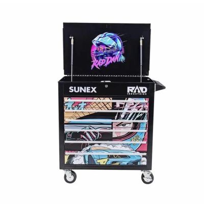 SUN8057RADDAN image(0) - SUNEX Premium Full Drawer Service Cart - Rad Dan