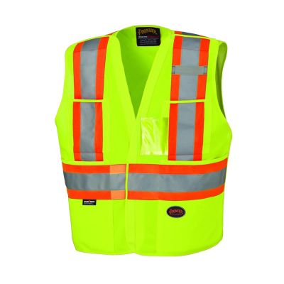 SRWV1021061U-45XL image(0) - Pioneer Pioneer - Safety Tear-Away Vest - Hi-Vis Yellow/Green - Size 4XL/5XL