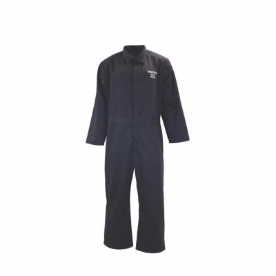 OBRBSA-CBX7NB-RM image(0) - Oberon Coveralls - Arc Flash & Flame Resistant Basic - 8 Cal BSA™ - Color: Navy Blue - Size: Medium