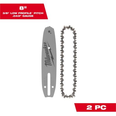 MLW49-16-2818 image(0) - Milwaukee Tool 8 Inch Pruning Saw Chain/Bar Combo