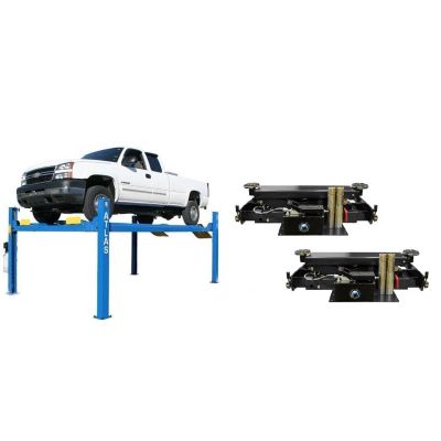ATEATTD-414-COMBO-FPD image(0) - Atlas Equipment 414 14,000 lb. 4-Post Lift + RJ8 Rolling Jacks Combo