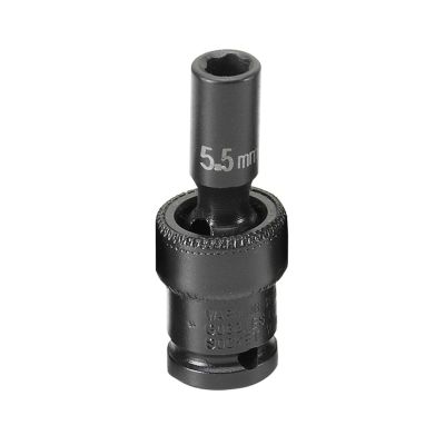 GRE955UMS image(0) - Grey Pneumatic SOC 5.5 MM 1/4D IMP UNIV 6PT