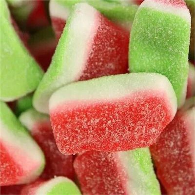 THS784300-190479 image(0) - Tender Heifer Snack Co. Gummy Fruit Shaped Watermelon Slices Candy - 10 oz