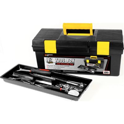 WLMW54017 image(1) - Wilmar Corp. / Performance Tool 18" Plastic Tool Box