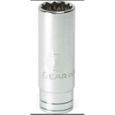 KDT80776 image(0) - GearWrench 1/2 Inch Drive 12 Point Deep SAE Socket 11/16 Inch