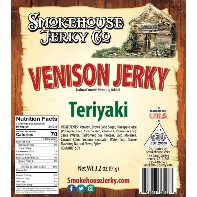 THS601968369828 image(0) - Tender Heifer Snack Co. Venison Teriyaki