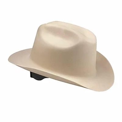 SRW19502 image(0) - Jackson Safety Jackson Safety - Hard Hat - Western Outlaw Series - Full Brim Cowboy Hat - Tan - (4 Qty Pack)
