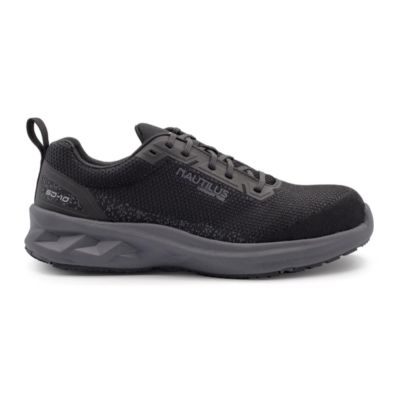 FSIN5120-10.5D image(0) - Nautilus Nautilus Safety Footwear - SPRINGWATER SD10 - Men's Low Top Shoe - CT|SD|SF|SR - Black / Grey - Size: 10.5 - D - (Regular)