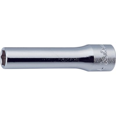 KKN2300M-13 image(0) - Ko-ken USA 2300M-13 1/4 Sq. Dr. Socket 13mm 6 point Length 50mm