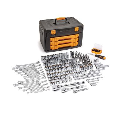 KDT80966 image(1) - GearWrench 243 Piece 6 Point Mechanics Tool Set Inch 3 Drawer Storage Box