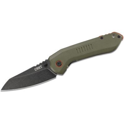 CRK6280 image(0) - CRKT (Columbia River Knife) Overland Frame Lock Folding EDC Pocket Knife - Green