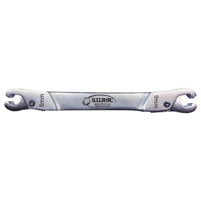 SRRRLW0809 image(0) - S.U.R.&R.  8mm (5/16 Inch) & 9mm (11/32 Inch) Line Wrench