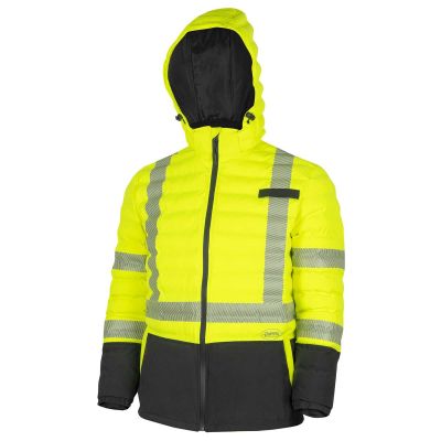 SRWV1136660U-2XL image(0) - Pioneer Seamless Quileted Parka - Color: Hi-Vis Yellow / Black - Size: 2XL