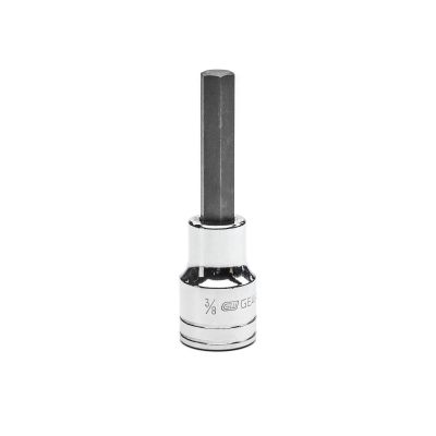 KDT82557 image(0) - GearWrench 1/2 Inch Drive Mid Length Hex Bit SAE Socket 3/8 Inch