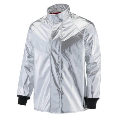 OBRHR-PB-CT-XL image(0) - Oberon Coat - Heat Reflective Aluminized PBI Kevlar - Size: XL