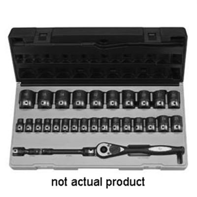 GRE82124M image(0) - Grey Pneumatic 1/2" Drive x 24mm Standard Duo-Socket - 12 Point