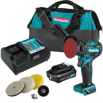 MAKVP01R1 image(0) - Makita 12V max CXT® Li‐Ion Brushless 3" Polisher / 2" Sander Kit (2.0Ah)