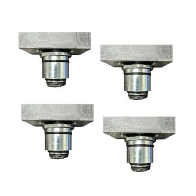 ATEATTD-ADPTKIT4 image(0) - Atlas Automotive Equipment Set of 4 Slotted Rubber Adjustable Adapters, 1.57" Peg