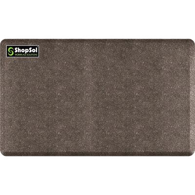 LDS1010658 image(0) - ShopSol Anti-Fatigue Mat Supreme 5' x 3' Mosaic Steel 53