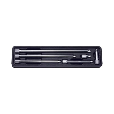 KKNPK2763-6 image(0) - Ko-ken USA 1/4 Sq. Dr. Wobble-Fix Extension Bar Set 28-250mm ABS Tray 6 pieces