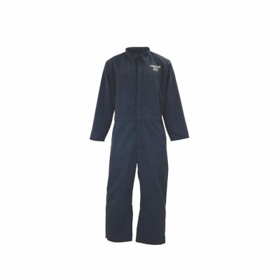 OBRBSA-OB59NB-ES-RXL image(0) - Oberon Coveralls - Arc Flash & Inherently Flame Resistant - With Escape Strap - 12 Cal BSA™ - Color: Navy Blue - Size: XL