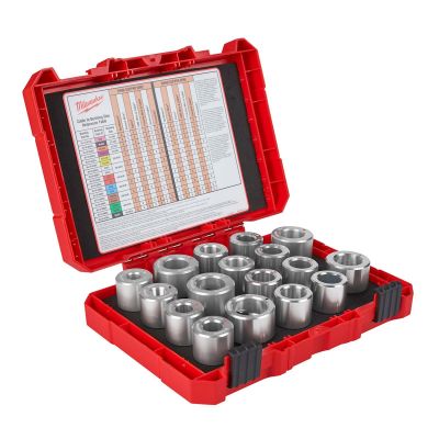 MLW49-16-BKITS image(0) - Milwaukee Tool 1/0 AWG - 750 MCM Cu with 17 THHN / XHHW Bushings
