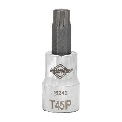 MAY16242 image(0) - Mayhew Mayhew T45IP Torx Plus&reg; Short Insert Socket Bit, 3/8-Inch Drive