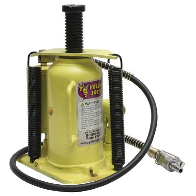 ESC10446 image(1) - ESCO 20-Ton Air Hydraulic Bottle Jack-Yellowjackit