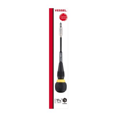 VES220MBH120K01 image(0) - BALL GRIP Ratchet Interchangeable Screwdriver with 10 PC. Bit Set