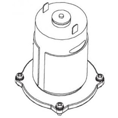 LIN286221 image(0) - Lincoln Lubrication motor w/ plate