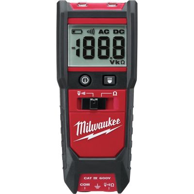MLW2213-20 image(0) - Milwaukee Tool Auto Voltage/Continuity Tester W/ Resistance
