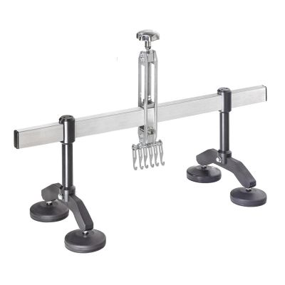 HSA1092 image(0) - H&S AutoShot UNI-1092 Bridge Puller 34-inch Aluminum Bar, 6-Finger Claw Hand Wheel Adjust with Swivel Feet